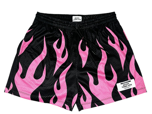 Pink and Black Flames