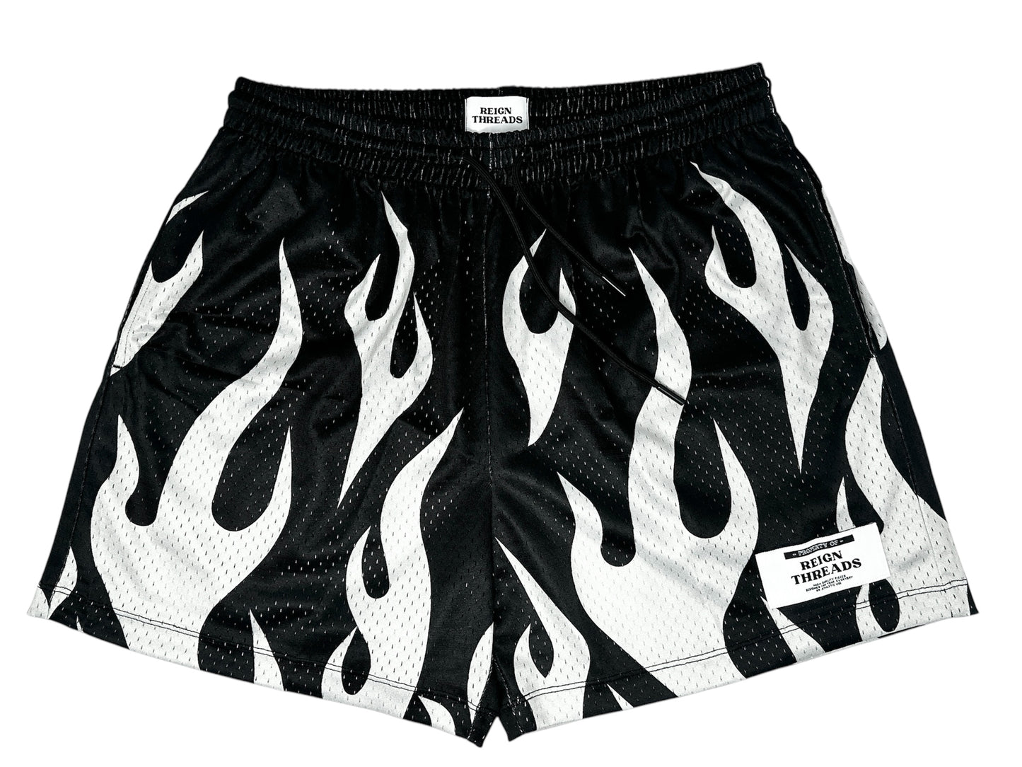 Black and Gray Flames